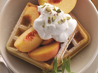Peach Waffles